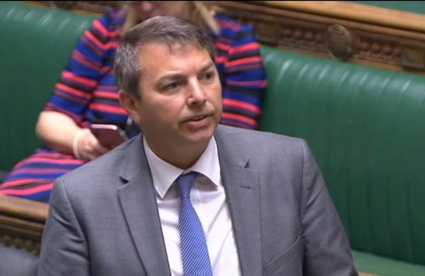 MP asking a question in the Chamber of the House of Commons