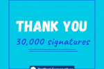 30,000 signatures